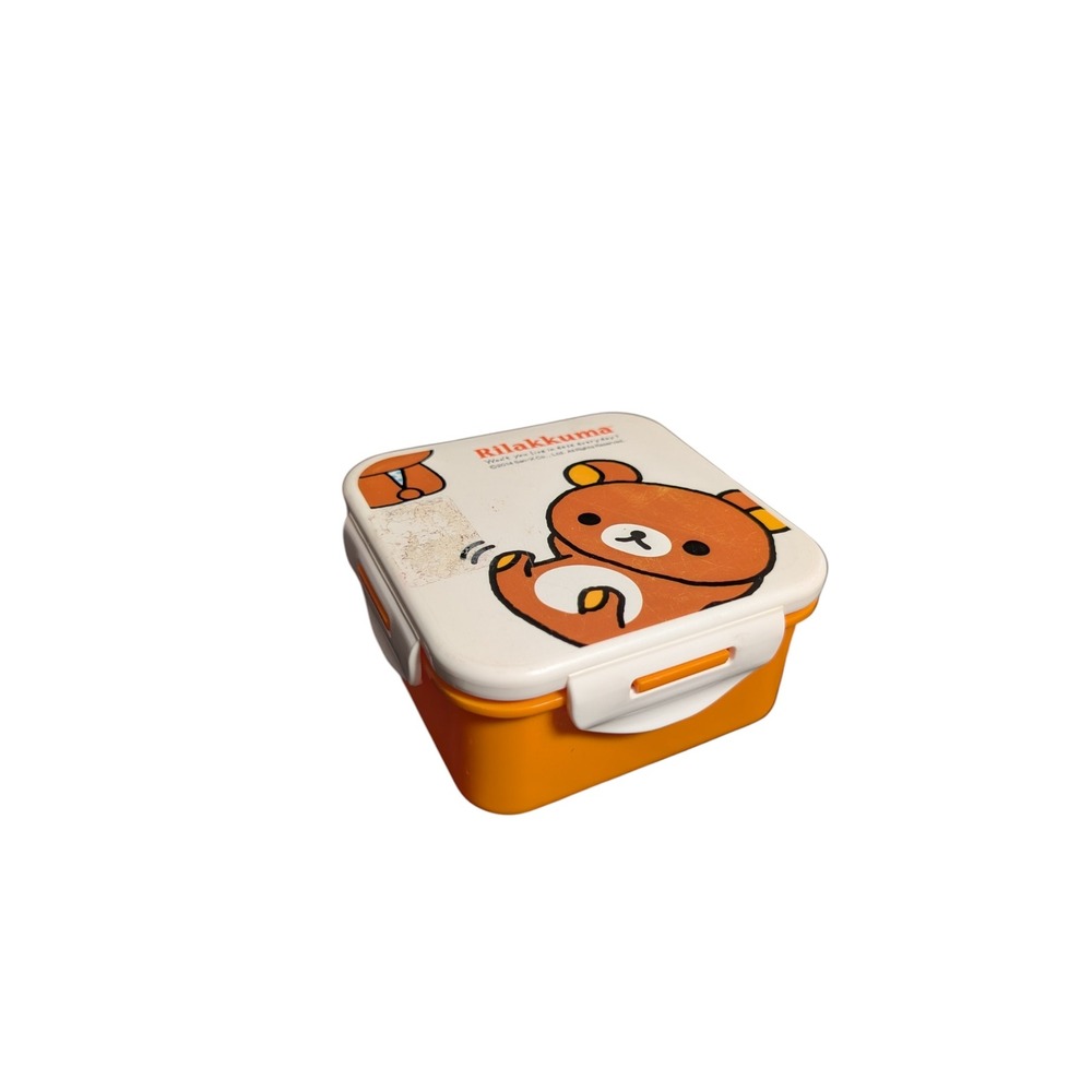 Rilakkuma San-X Bento Box Orange Square Lunch Container OSK Japan PCL-7 500ml